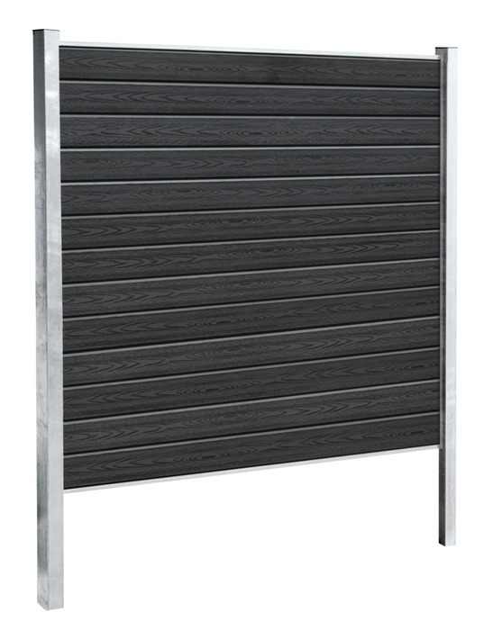 Kirkedal galvaniseret hegn startsæt 180 x 180 cm